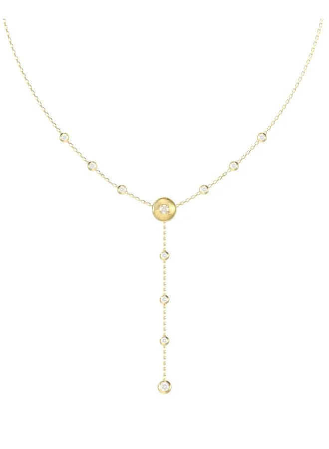 GUESS 16-18 Inch Crystals Y Necklace